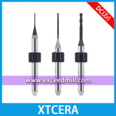 XTCERA CADCAM 4mm Shank Tools with Diamond Coat Special for Milling Zirconia Block